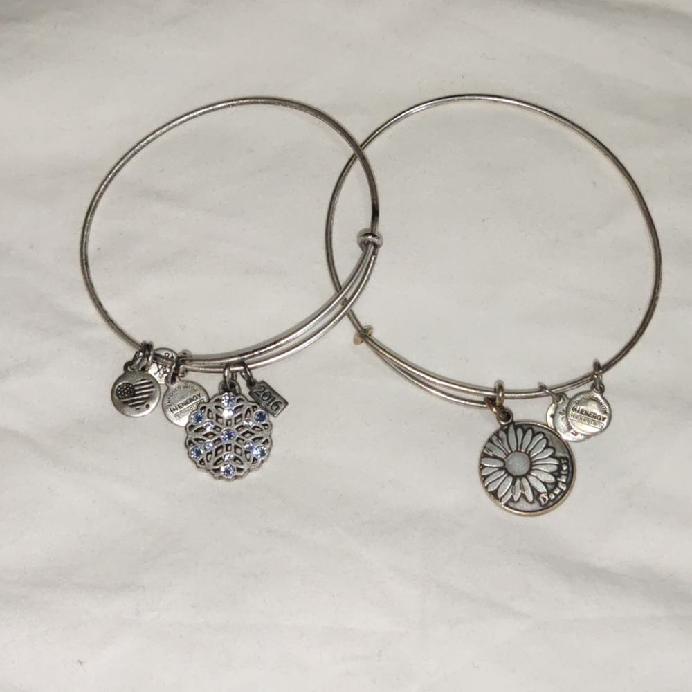 Alex and Ani bracelets - Daughter and snowflake
